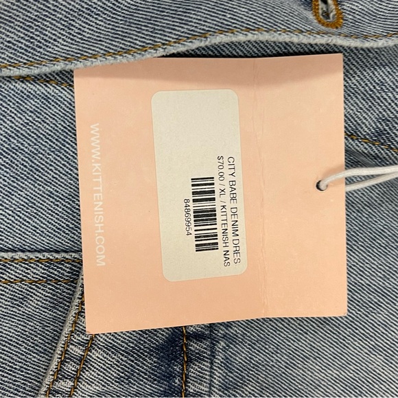 WesternCore Button-Down Long Sleeve Denim Shirt Dress w/Belt NWT Women’s XL - Picture 7 of 9